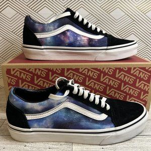 Vans Old Skool (Galaxy) Black/True White Size: Men's 8.5 Women's 10